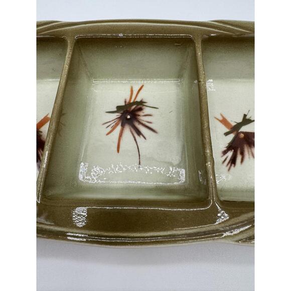 Lane & Co Van Nuys 2419 MCM Divided Relish Tray 1950s California - Picture 3 of 11